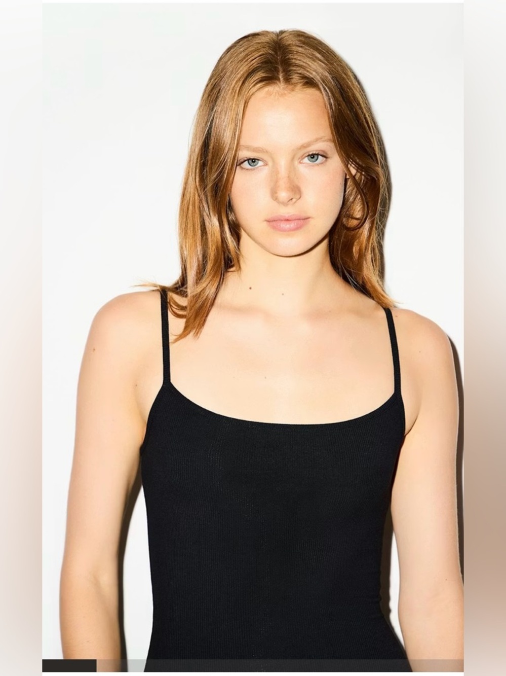 SKIMS LONG SLIP DRESS Black Spaghetti-Strap Maxi Gown. Size M - Picture 3 of 13